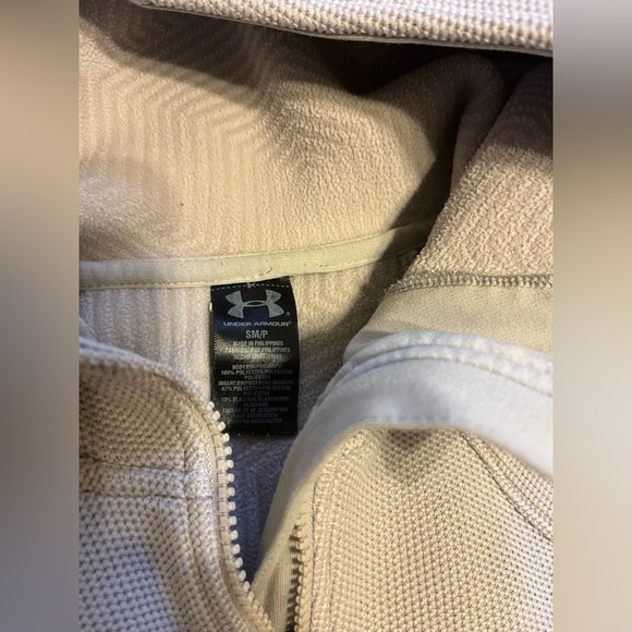 Under Armour Gray Hoodie Full Zip Jacket Sweater Women's Small - Picture 4 of 6